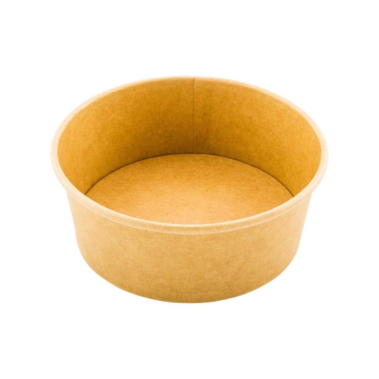 China Factory Kraft White Disposable Accept OEM 32oz Custom Logo Printed Bamboo Fibre Rounded Soup Paper Bowl