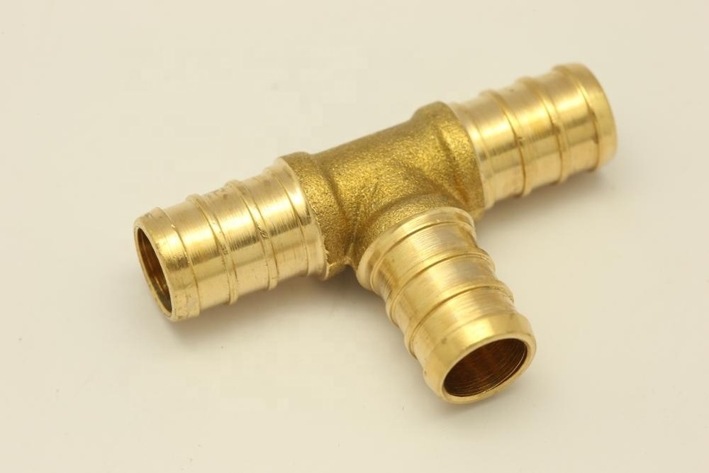 factory outlet wholesale brass pex series  plumbing pipe fitting  include coupling elbow and Tee