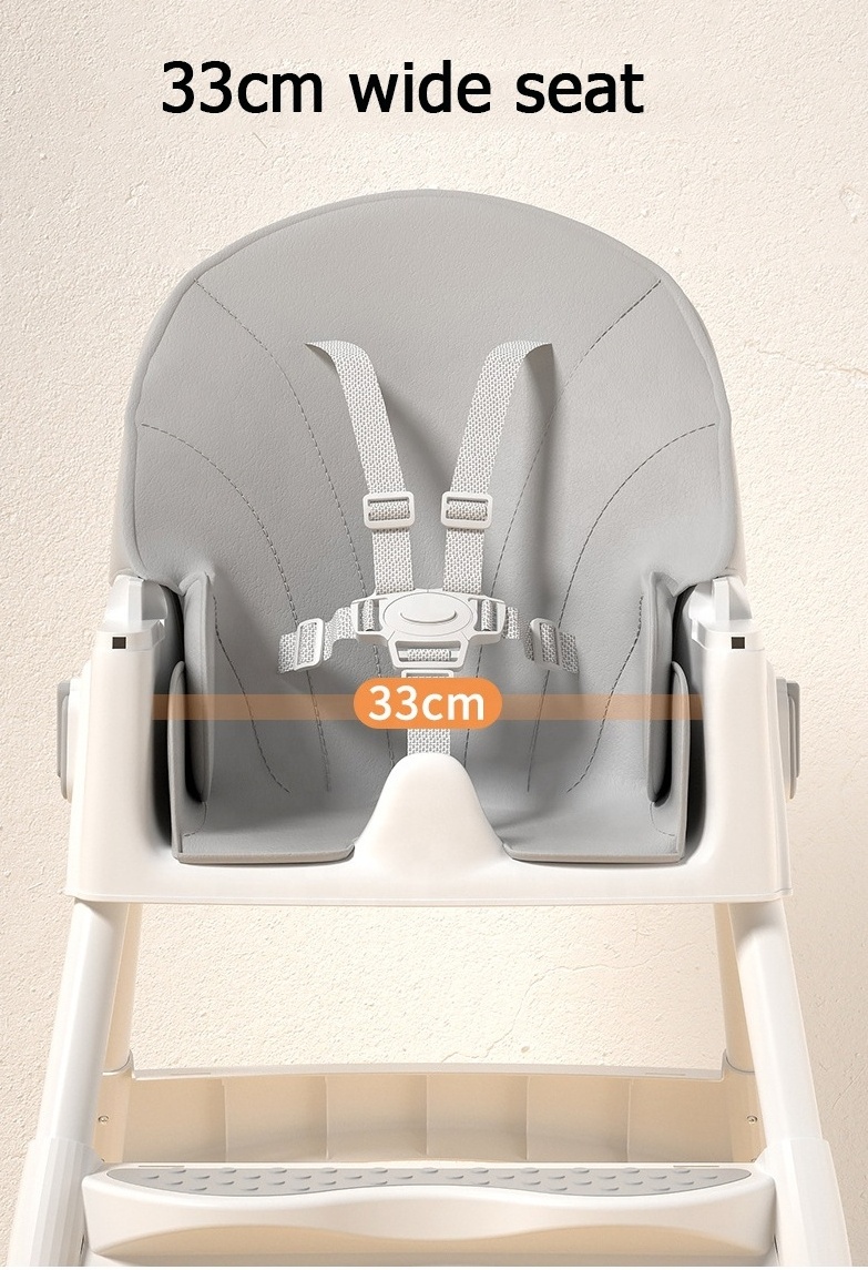 Multifunction adjustable hight portable folding children toddler eating feeding high chair 3 in 1 for babies kids