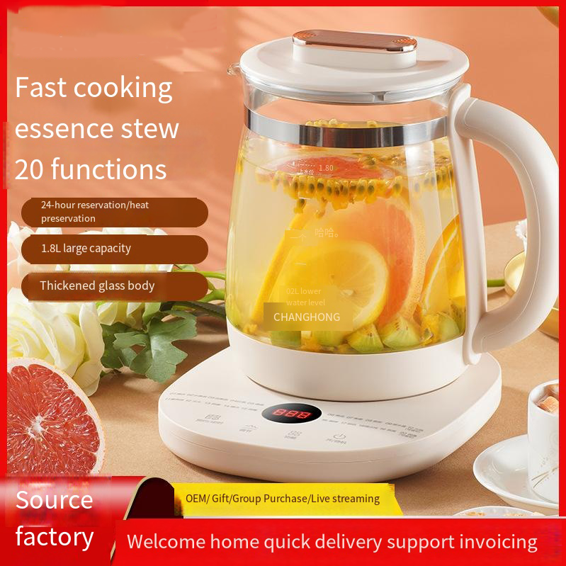 Hot Selling Multi-functional Water Kettle Electric Tea Kettle Temperature Digital Glass Health Stainless Steel Tea pot