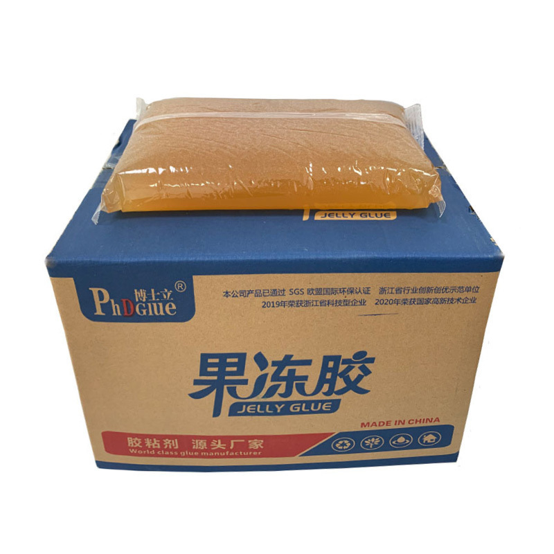 Factory Animal Bones Protein Gelatin Jelly Glue Medium Drying Adhesive Sealants for Packaging Machine HF303