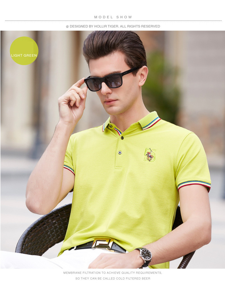 2020 Wholesale Custom Design Embroidered High Quality Pique Cheap Yellow Polo Shirt