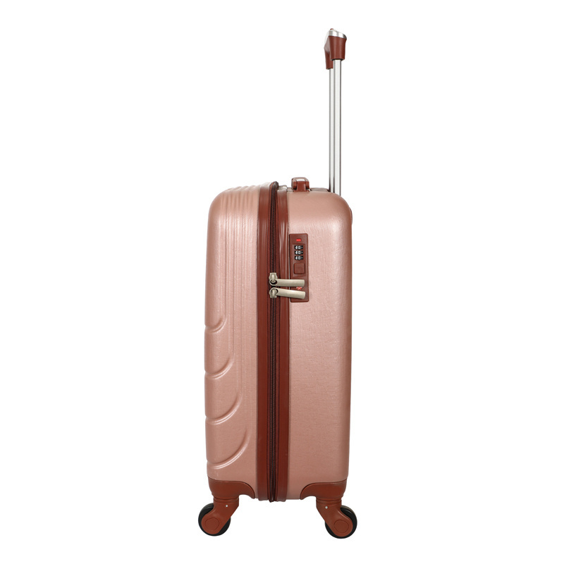 OEM Customized Logo Suitcase ABS Carry On Travel Trolley Bags Luggage Sets With 360 Rolling Spinner Wheels