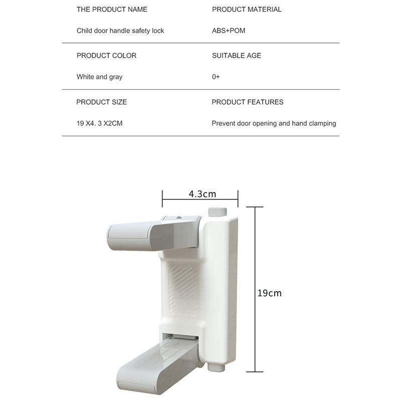 Wholesale Household Children's Multifunctional Drawer Locks Baby Door Handle Safety Lock