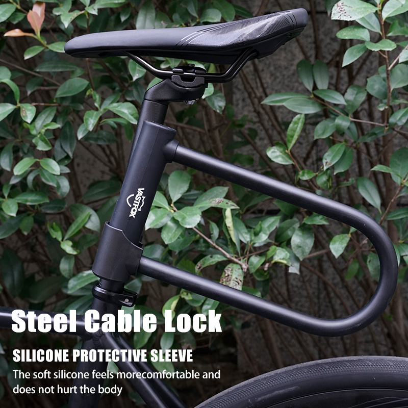 Ultimate Riding Equipment Combination Cable Bicycle Lock and U Lock for Motorcycles and Electric Bicycles