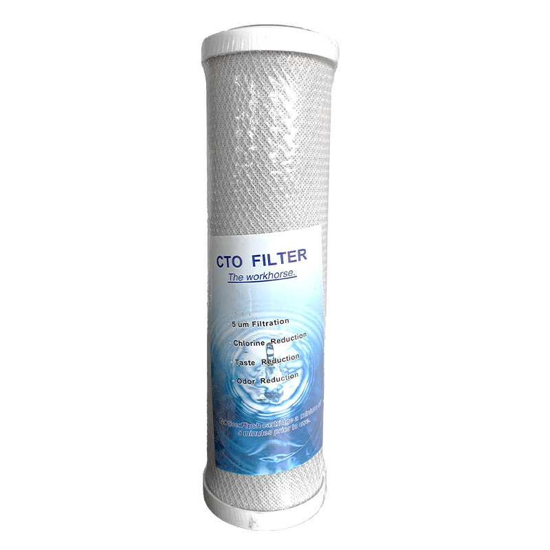 10-Inch CTO Carbon Block Alkaline 5 Micron Water Filter Cartridge