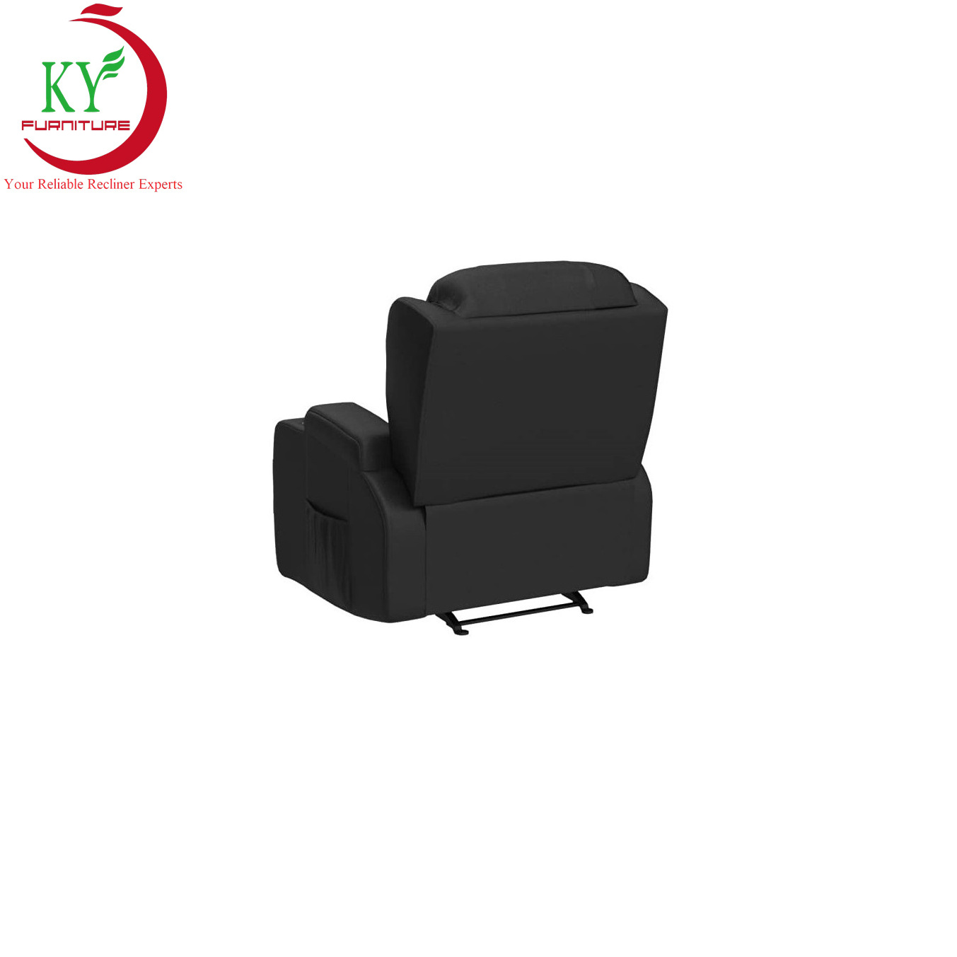 JKY Furniture Modern Living Room Massage Heated Reclining Chair  Modern Air Leather