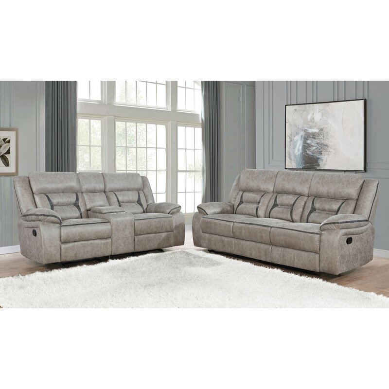 JKY 3 Seater Genuine Leather Loveseat Motion Recliner Sofa Set Reclinable With Massage Function And Cup Holder For Living Room