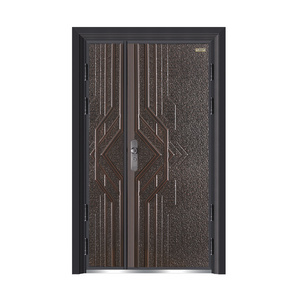 Corrosion Resistant Embossed Design Embossed Steel Metal Door Skin For Security Door