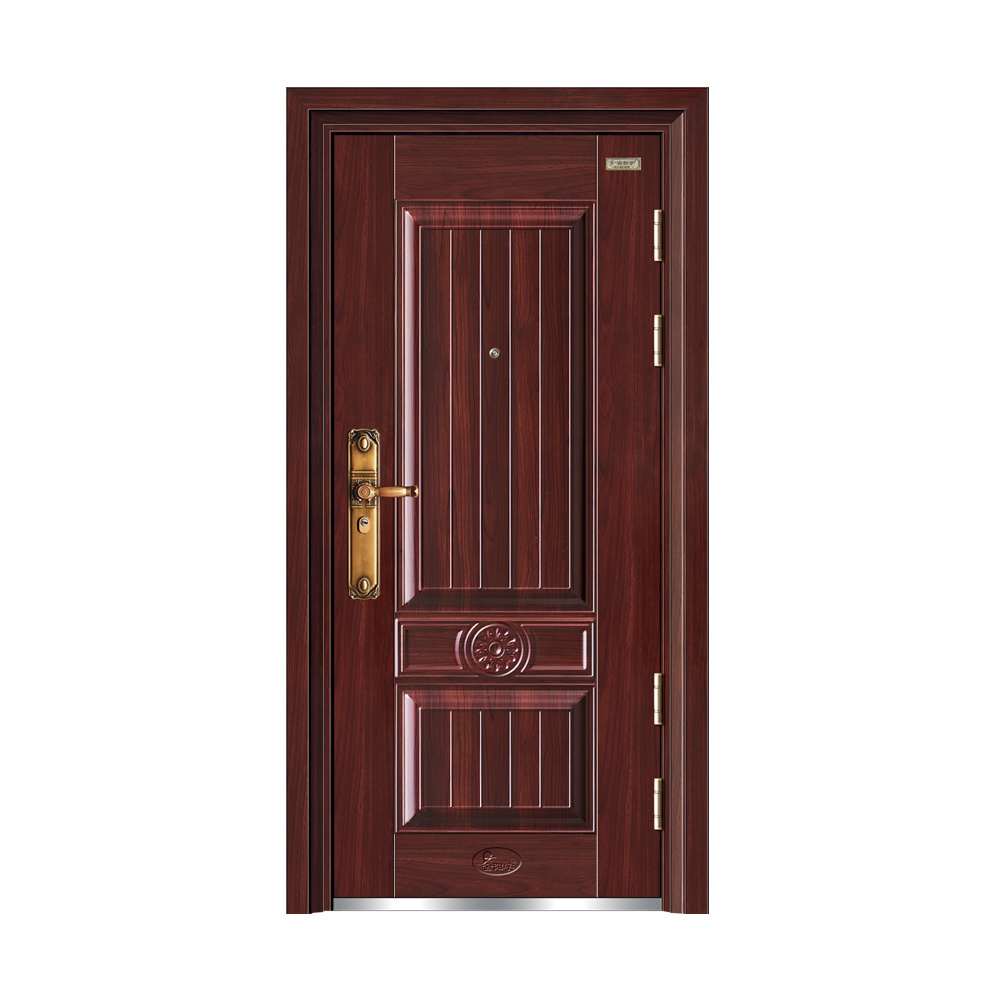 Steel Security door Cold rolled steel sheet safety door Turkish entrance metal security door