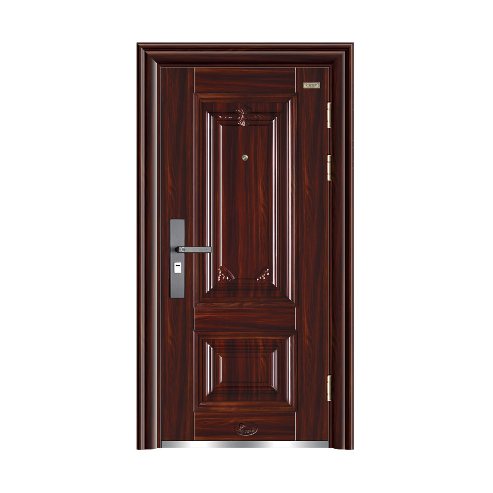 Steel Security door Cold rolled steel sheet safety door Turkish entrance metal security door