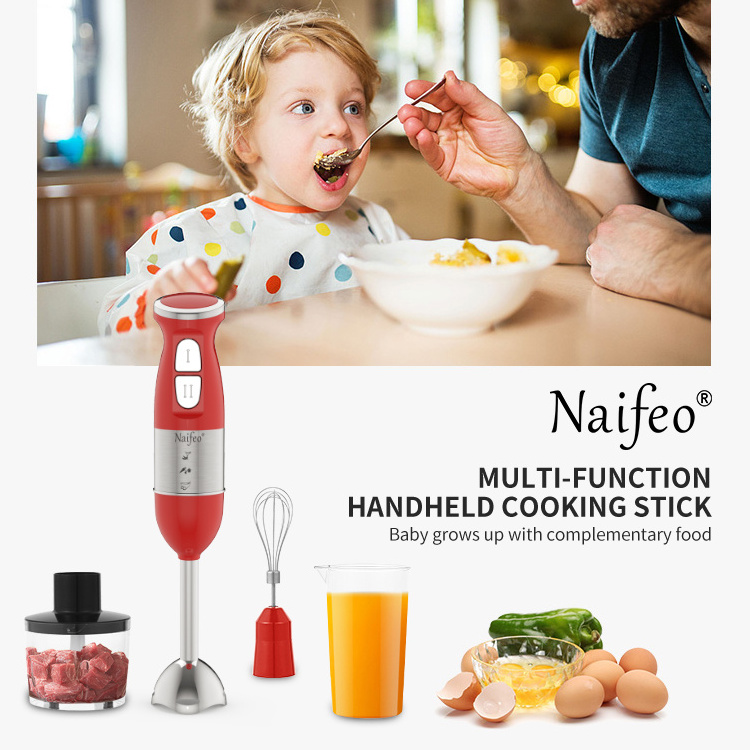 Custom 300W Multifunctional Cordless Rechargeable Handheld Immersion Stick Blender With Ergonomic Handle & Lightweight Design