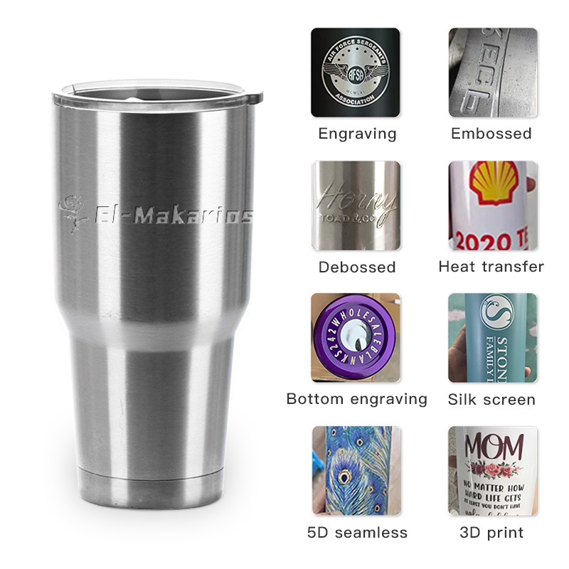 Wholesale 20oz 30oz Powder Coated Stainless Steel Double Wall Insulated Vacuum Coffee Mugs Car Tumblers Cups Travel Mugs