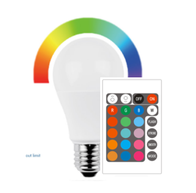 9w E27 Led  Multicolor Dimmable Wifi Smart Light Bulb Compatible With Alexa Google Home