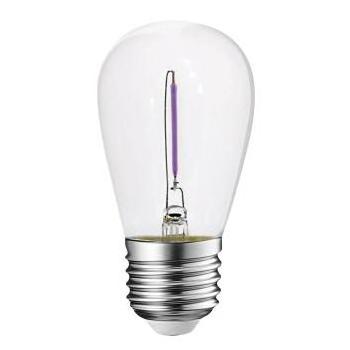 S14 Plastic Shatterproof Edison Vintage Style Replacement 1 Watt Outdoor Light Bulbs, LED 1W String Light Bulbs,