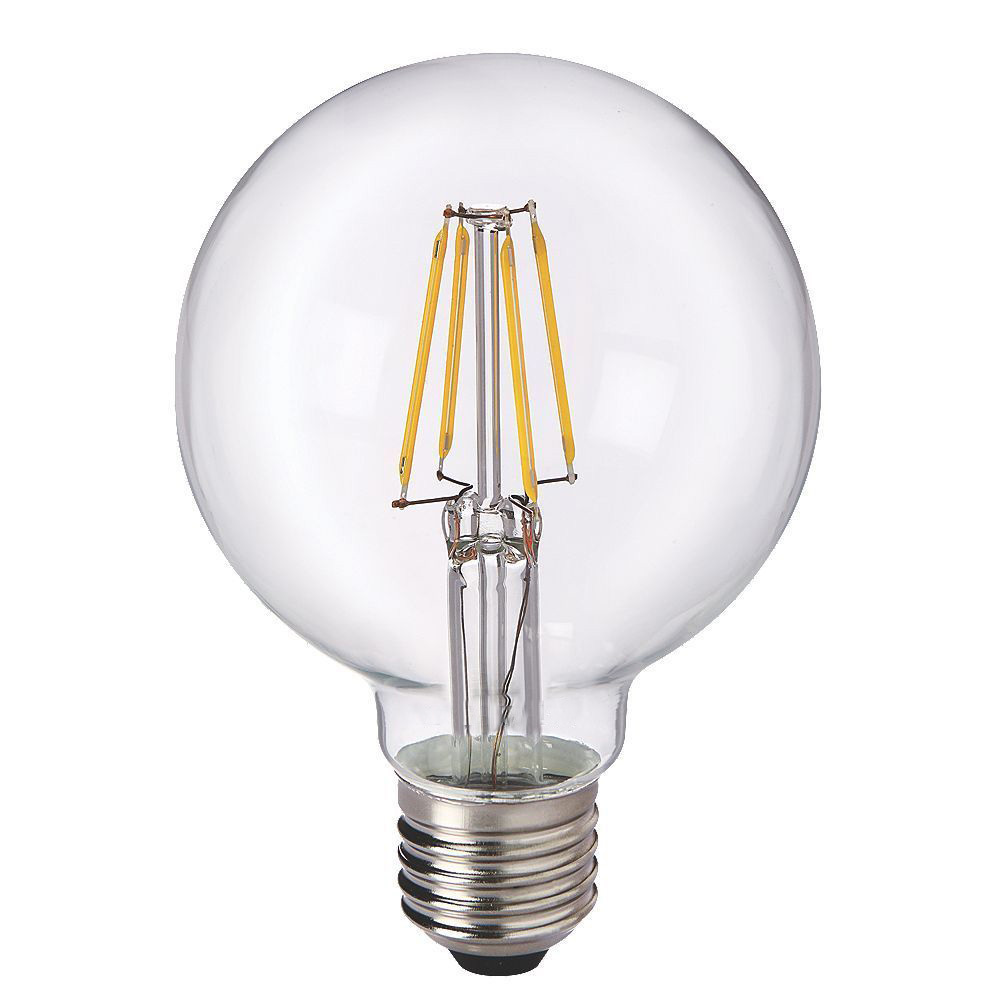 Globe bulb lamp 4w Led filament bukb G80,  2w 7w 8w 11w 15w  2700k led candle bulb with led bulb raw material