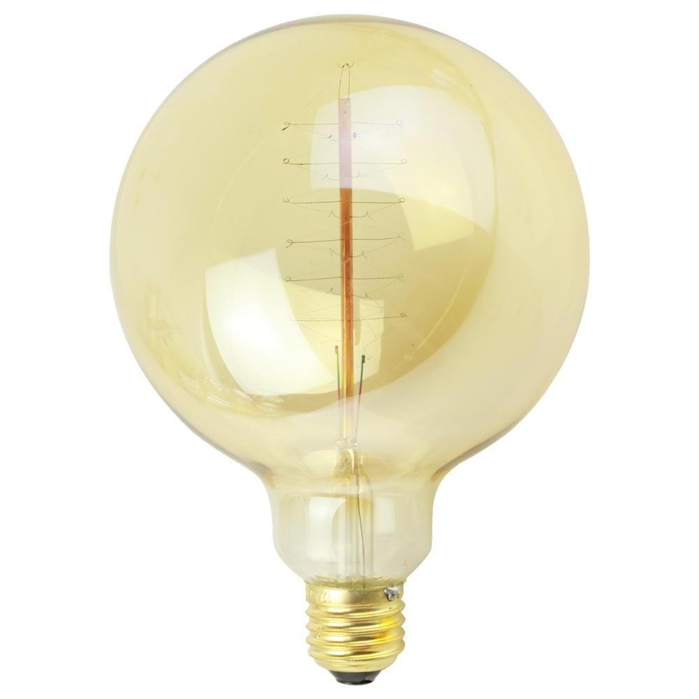 led edison retro vintage string lights e27 socket G125 25w filament spray bulbs