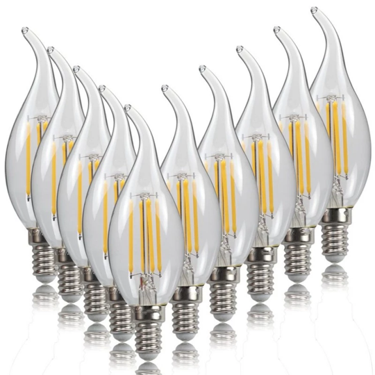 Filament Bulb Light Energy Save COB Dimmable Bulbs Super Bright Refrigerator Hanging Lamps