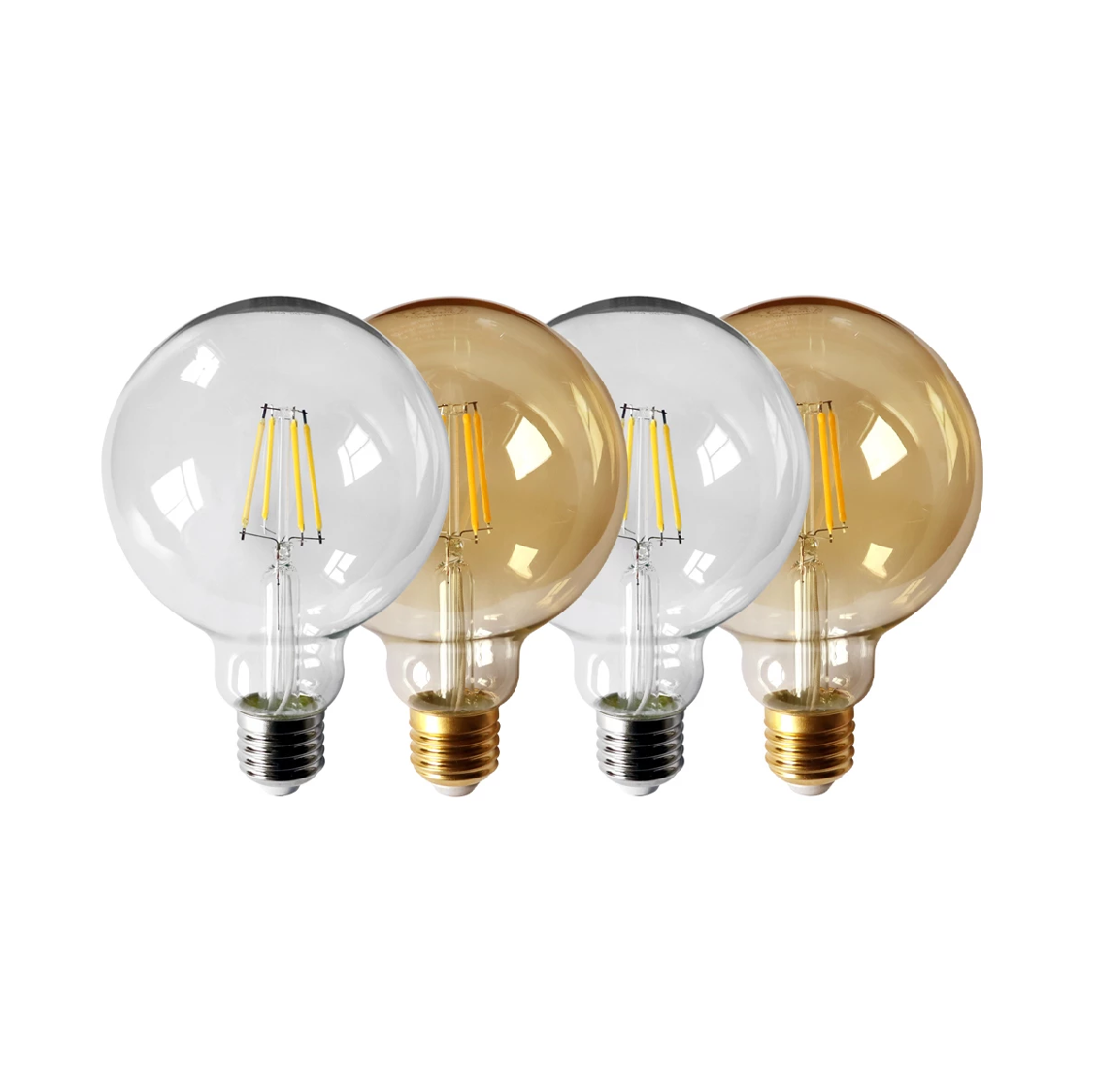 E14 Retro Edison LED Filament Light Bulb AC220V E27 Bombillas LED Vintage Candle Lights C35 G45 Glass Bulb Chandelier Lighting