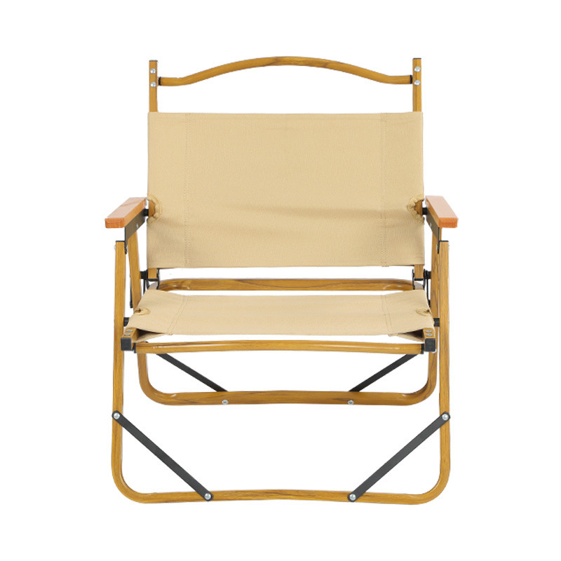 High Back Padded Lawn Chair with Cup Holder for Outdoor Chair Portable Camp Adjustable Folding Aluminum Carton Box Beach Chairs