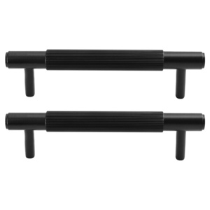 SAILANKA Kitchen Drawer Accessory Satin Brass Cabinet Pulls Hardware Round T Bar Furniture Handle