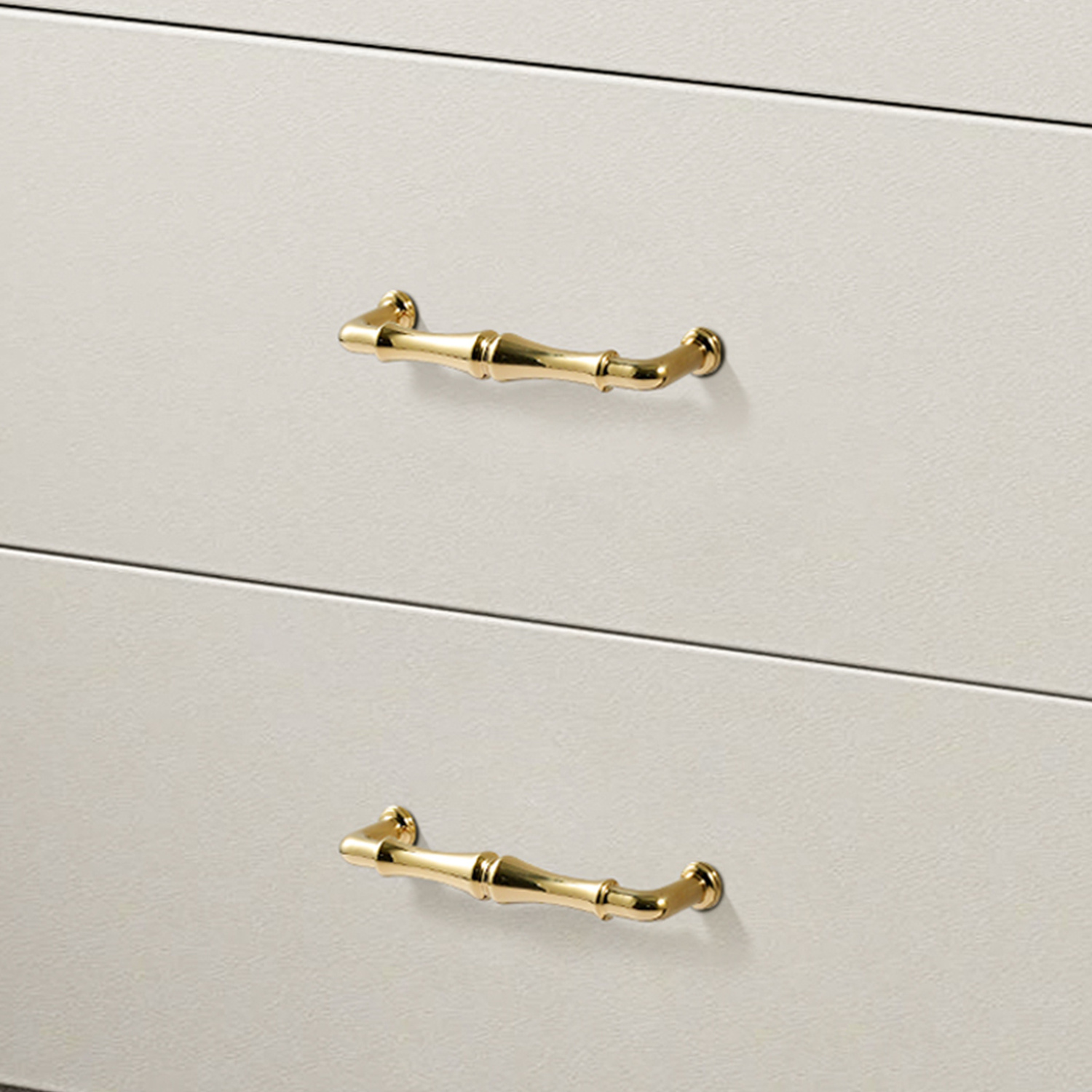 SAILANKA New Design Light Luxury kitchen Handles Brass Furniture Hardware Brushed Brass Gold Cabinet Handle and Pull