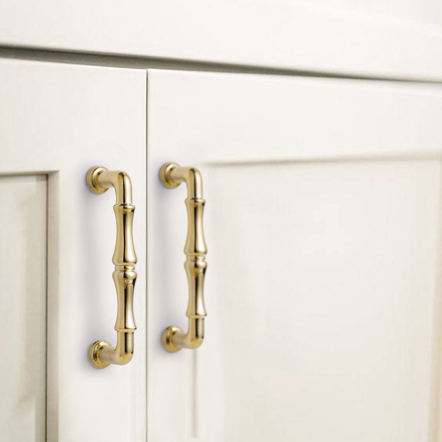 SAILANKA New Design Light Luxury kitchen Handles Brass Furniture Hardware Brushed Brass Gold Cabinet Handle and Pull