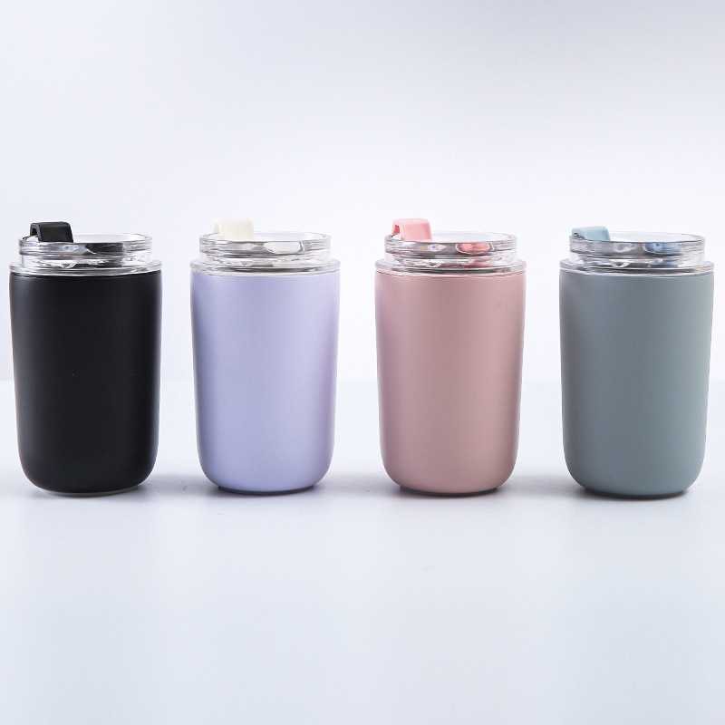 2023 Hot Selling Products Toddler 10OZ Double Wall Stainless Steel Vacuum Insulated Tumbler Milk Cups For Kids With Straw