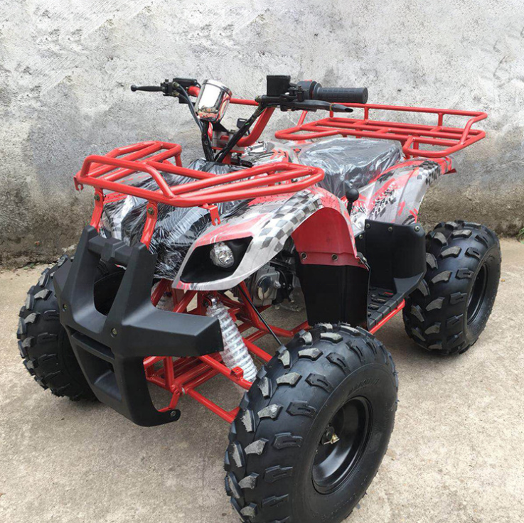 4 Wheeler 2 Stroke Air Cooled Mini Quad Atv 49cc Kids Gas Small ATV  With Easy Pull Start