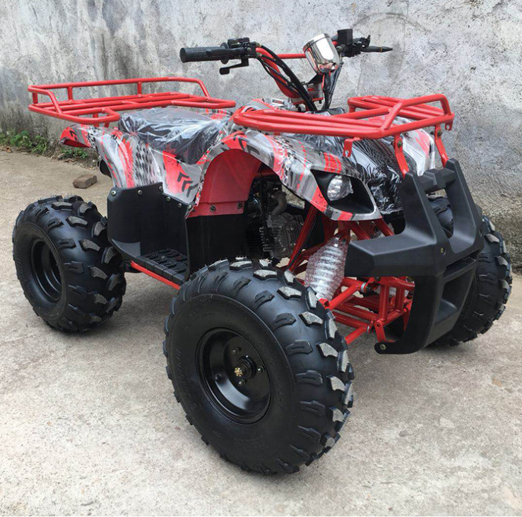 4 Wheeler 2 Stroke Air Cooled Mini Quad Atv 49cc Kids Gas Small ATV  With Easy Pull Start