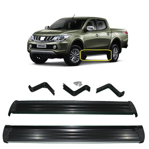 Auto Accessories Side Step Running Board Side Bar Fit For Trition L200 4door Pickup Car Side Step Car Parts 2015-2019