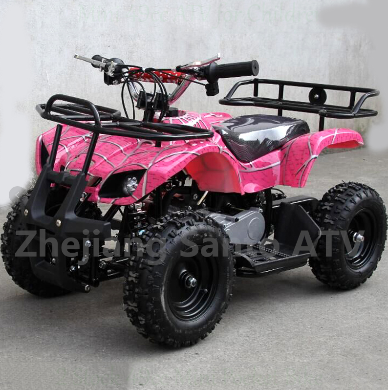 All-terrain Vehicle 49CC Quad Motos 2 Stroke Single Cylinder Gasoline 50CC ATV Quad For Kids