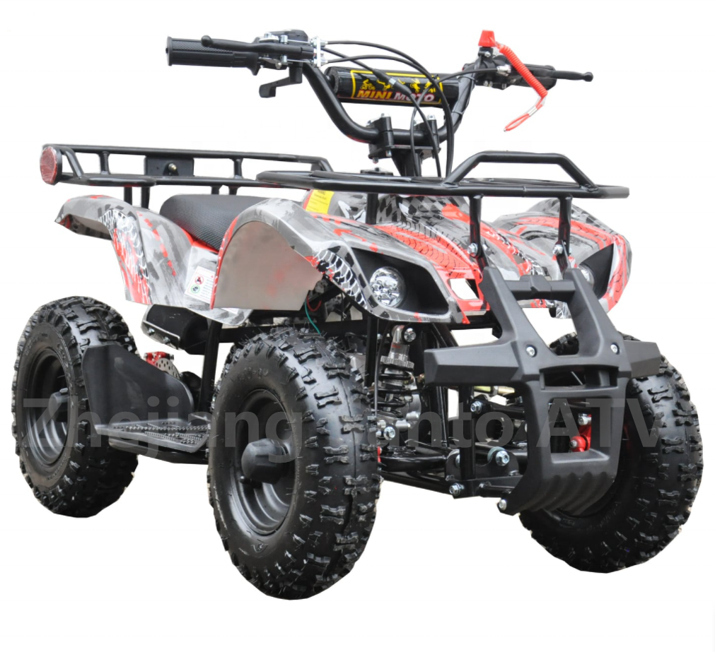 Sales of mini 49cc ATV two stroke four wheeled motorcycles for children aged 6-10