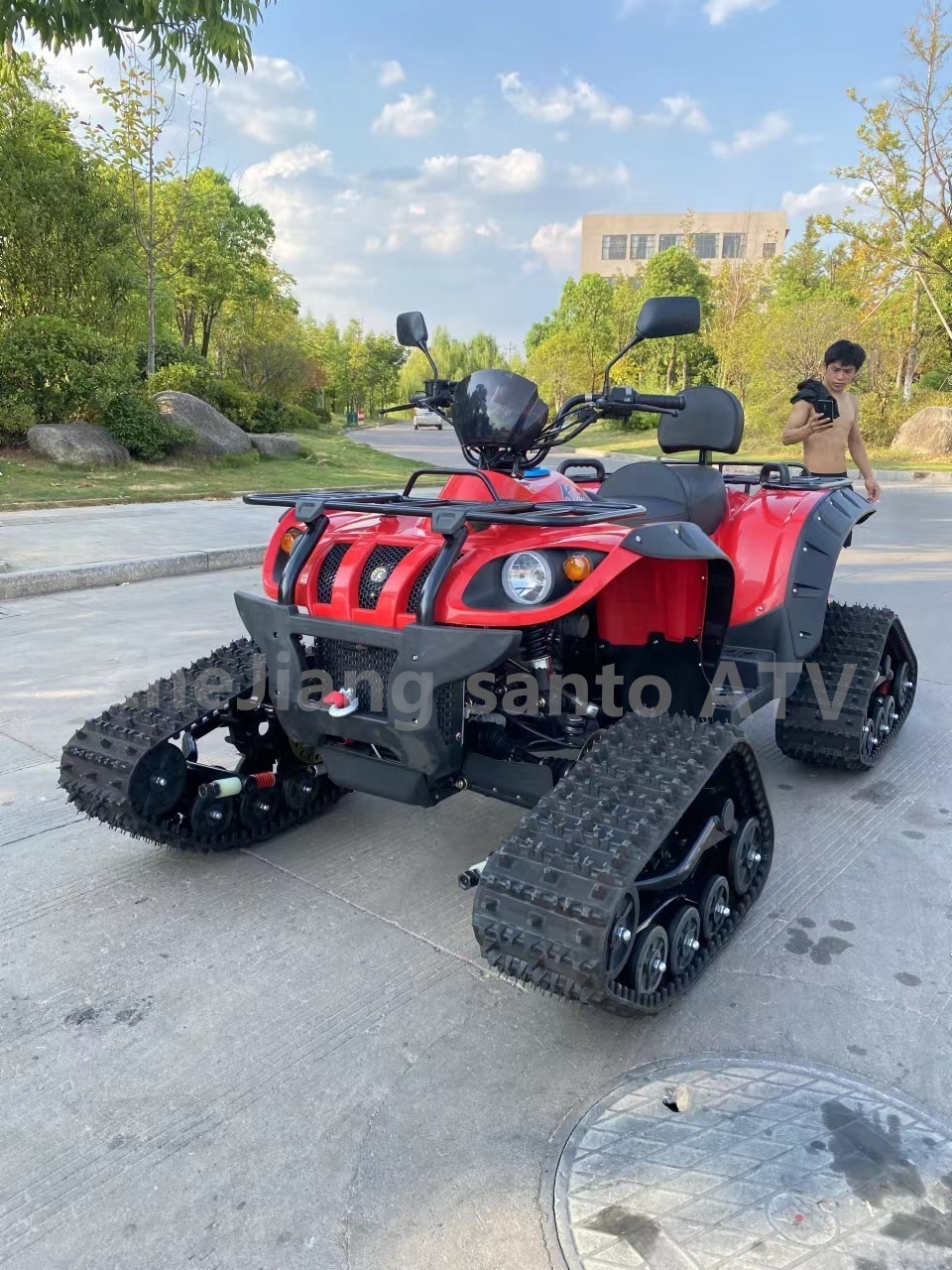 Santo all terrain 500cc automatic transmission engine four-wheel drive snow and ice off-road ATV snowmobile for sale