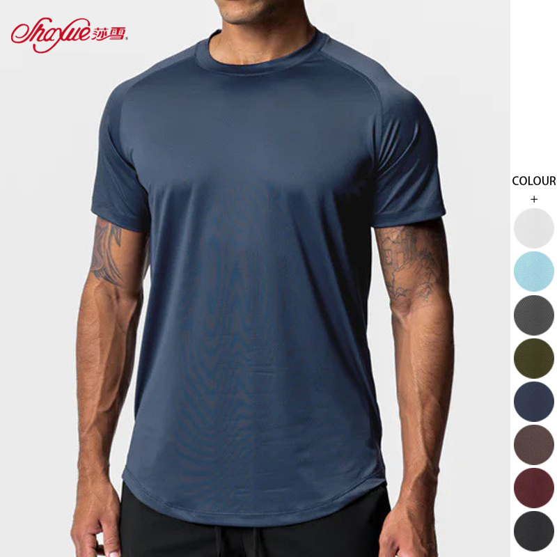 High Quality Printing Graphic 95 Polyester 5 Spandex Compression Tshirts Elastane Stretch Breathable Gym Short Sleeve T Shirt