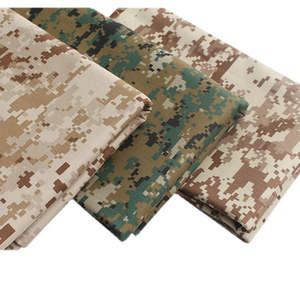 Desert Pattern Design Camouflage Textile 65 Polyester 35 Cotton Twill Fabric For Uniform