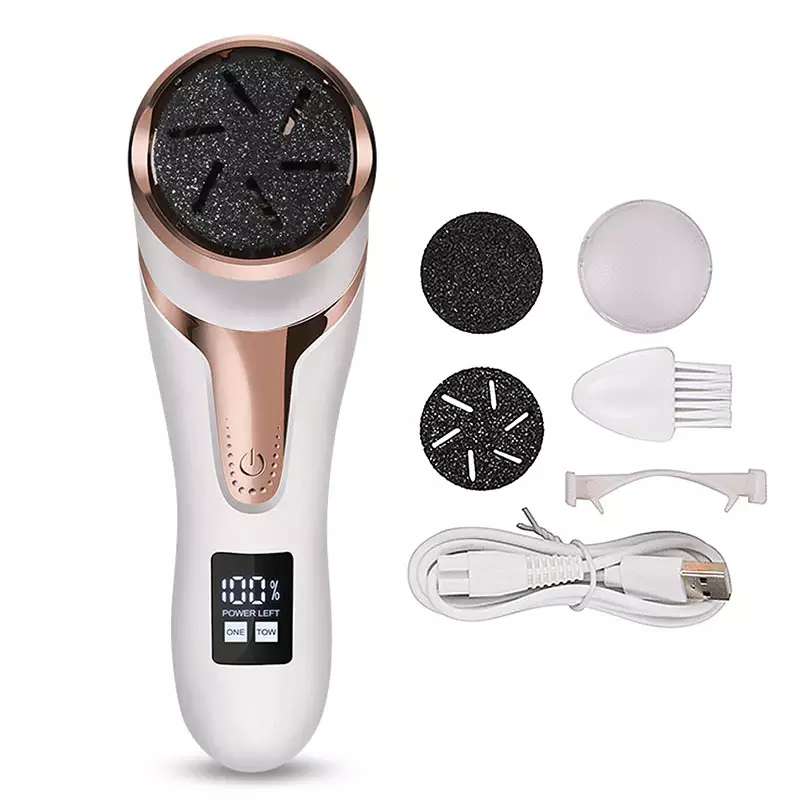 2022 new product Electric Foot File Vacuum Callus Remover Rechargeable Foot Files Clean Tools Feet Care for Hard Cracked Skin