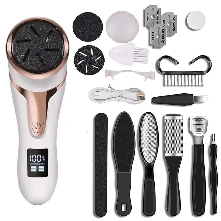 Portable Rechargeable Pedicure Sander Feet Dead Skin Foot Files Sandpaper Grinder Callus Electric Removers for Cracked Heels