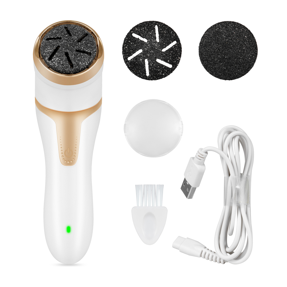 usb rechargeable professional electric hard dead skin foot file shaver machine vacuum callus remover