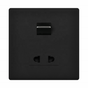 Newest design Pakistan Black 1 Gang  electrical 2 gang 3 gang switch Socket  Electric Home China wall   light switch socket