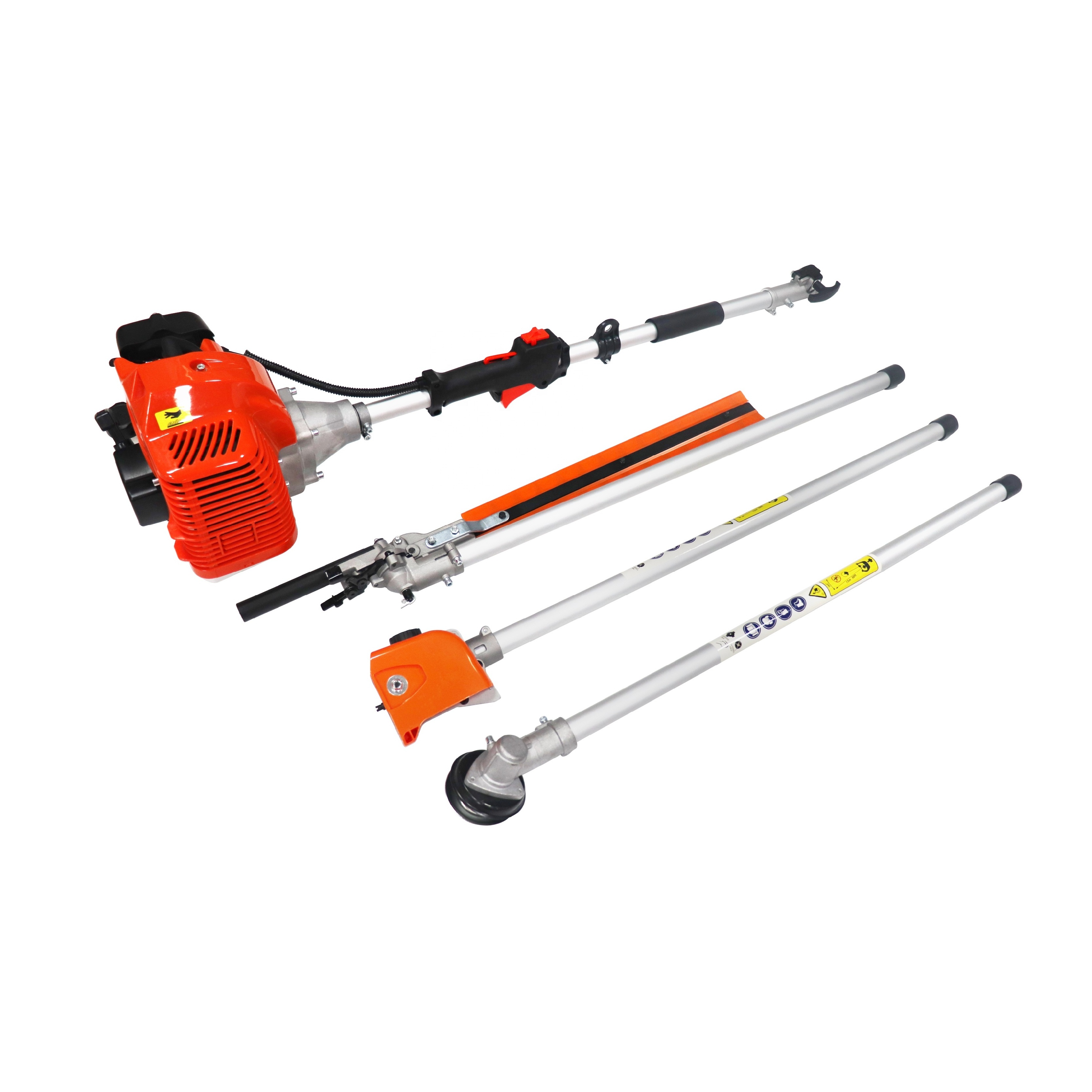 Multifunction 4 In 1 Gasoline Tool 2 Stroke Brush Cutter Gas Grass Trimmer Pole Pruner Garden Hedge Trimmer