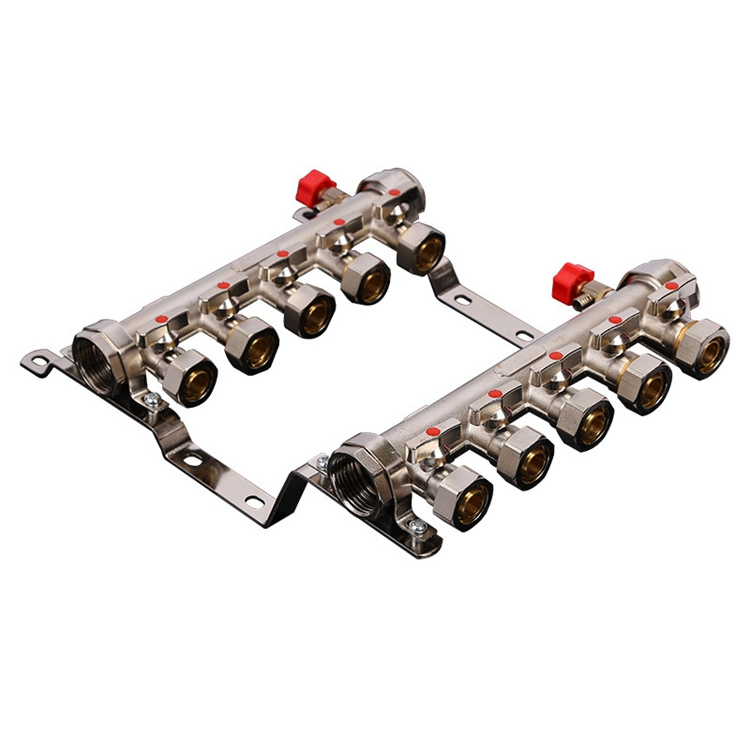 Floor Heating System Plumbing Stainless Steel PEX Pipe Manifold For Underfloor Heating 1