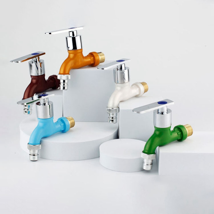 Best Seller White PPR Plastic Basin Faucet Water Tap For Kitchen & Bathroom