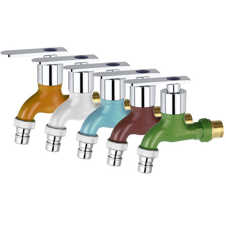 Best Seller White PPR Plastic Basin Faucet Water Tap For Kitchen & Bathroom