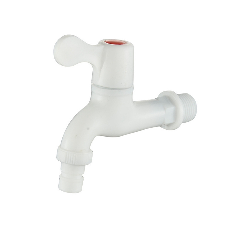 Plastic Saving Cold Water Wall PVC Tap One Way Faucet Type Iii With Nozzle Professional Supplier