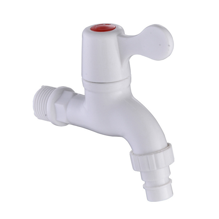 Plastic Saving Cold Water Wall PVC Tap One Way Faucet Type Iii With Nozzle Professional Supplier