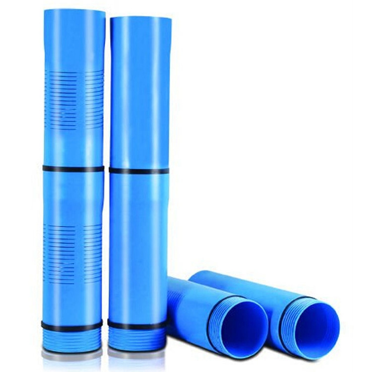 Wholesale Sch40 5 Inch 6 Inch 8 Inch UPVC Water Pipe And Screen Deep Well PVC Well Casing Pipe For Drilling Well