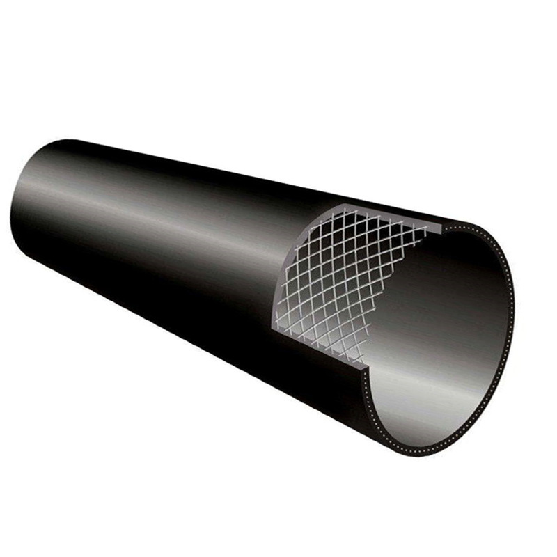 Factory Low Price PE Composite Pipe With Steel Wire Mesh Frame