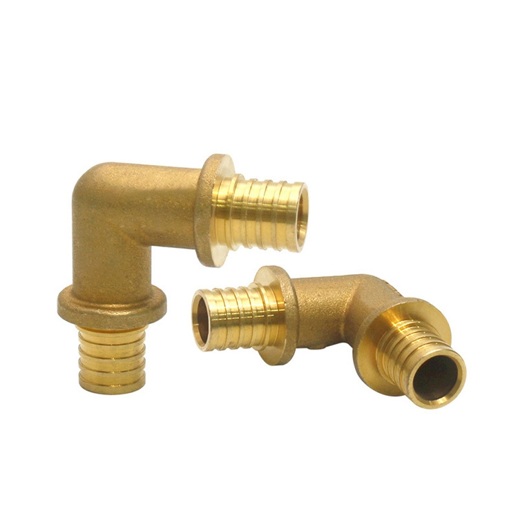 Wholesale Hydraulic Die Casting Equal Tee Insulated Stainless Steel Brass Crimp Water Lead Free Al PEX Pipe Fittings