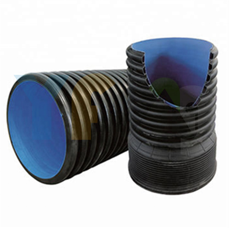 YIFENG culvert pipe Double Wall 50mm HDPE corrugated drainage pipe